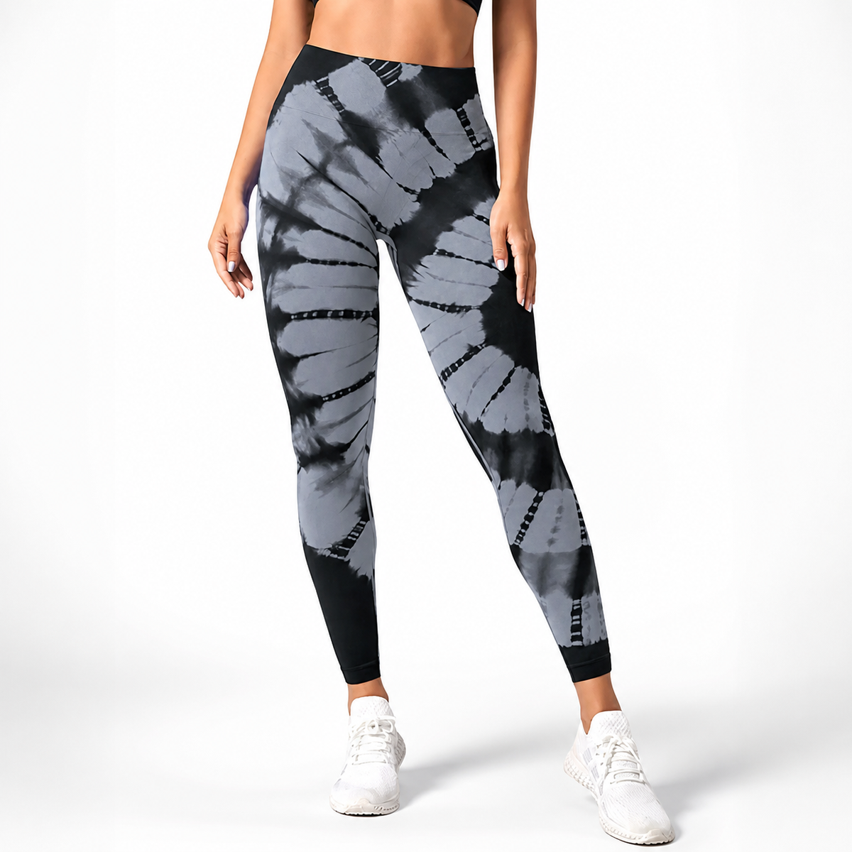 High Waist Tie Dye Yoga Pants Royalessencelux