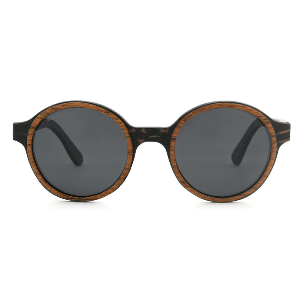 Pepe – Iconic Round Wood Sunglasses JOPLINS® | Premium Sustainable Sunglasses