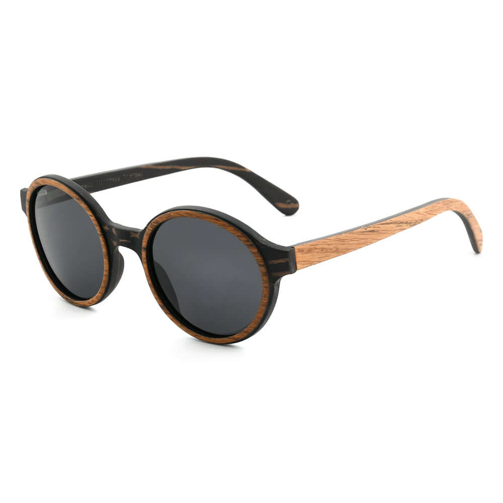 Pepe – Iconic Round Wood Sunglasses JOPLINS® | Premium Sustainable Sunglasses