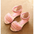 Pink Pearl Mesh Summer Girls Sandals