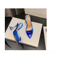 Pink Satin Bow Women’s High-heeled Sandal