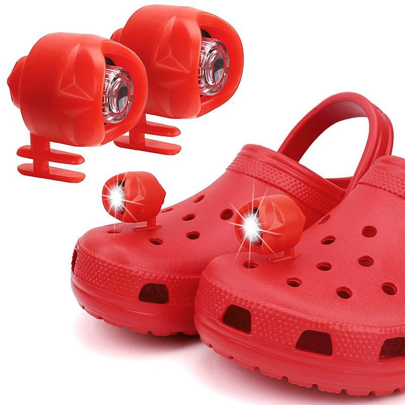 Plastic Rechargeable Headlights for Croc Hole Shoe Light Camping Footstep Shoe Light V.I.P Digital Presence