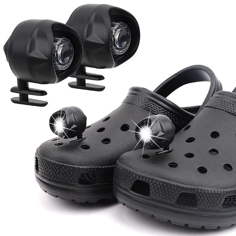 Plastic Rechargeable Headlights for Croc Hole Shoe Light Camping Footstep Shoe Light V.I.P Digital Presence