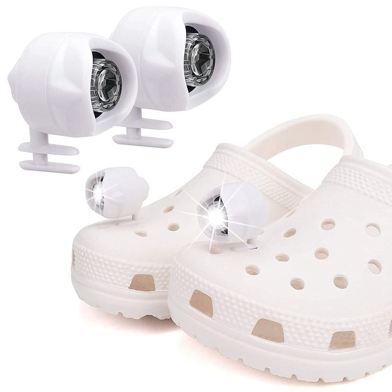 Plastic Rechargeable Headlights for Croc Hole Shoe Light Camping Footstep Shoe Light V.I.P Digital Presence