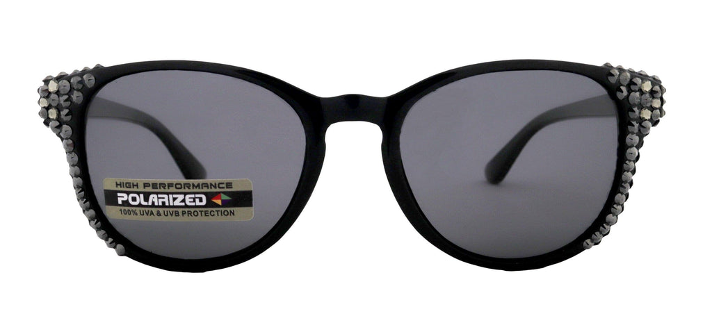 Polarized Premium Fashion  sunglasses with Genuine European Crystals