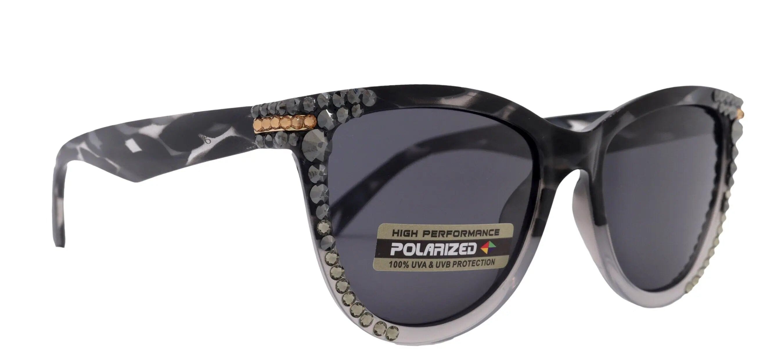 Polarized Premium Fashion  sunglasses with Genuine European Crystals