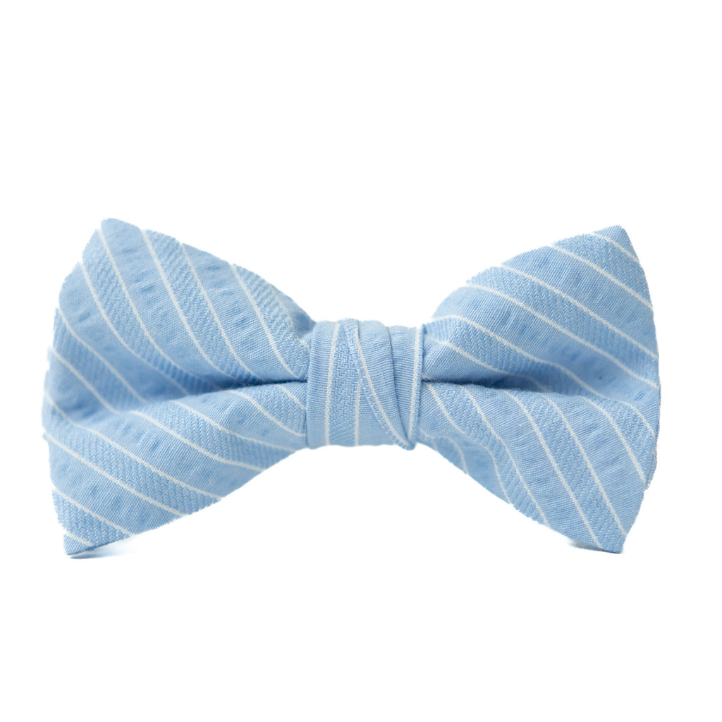 Pond Stripe - Boys Bow TIe