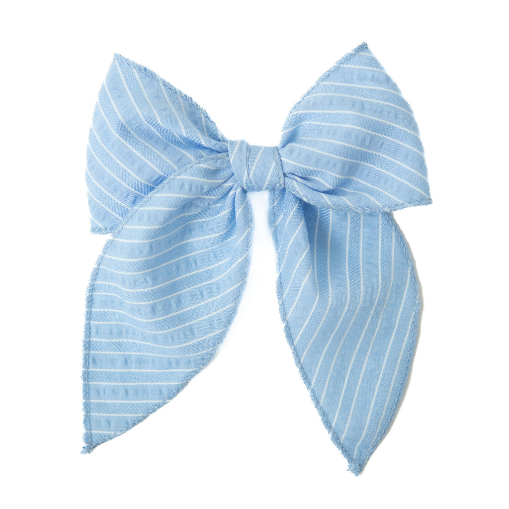 Pond Stripe - Darling Hair Bow