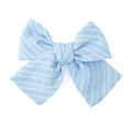 Pond Stripe - Petite Hair Bow
