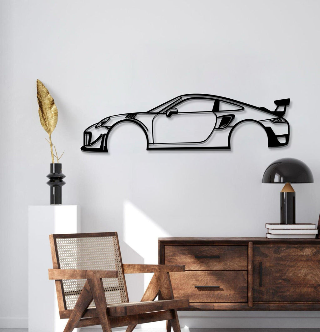 911 GT2 RS Metal Car Wall Art  - MT0646