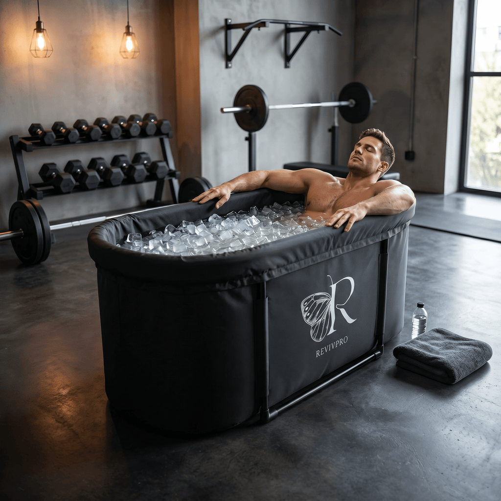 Portable Oval Ice Bath Tub X with Extra Length - Water Chiller Compatible Cold Plunge RevivPro