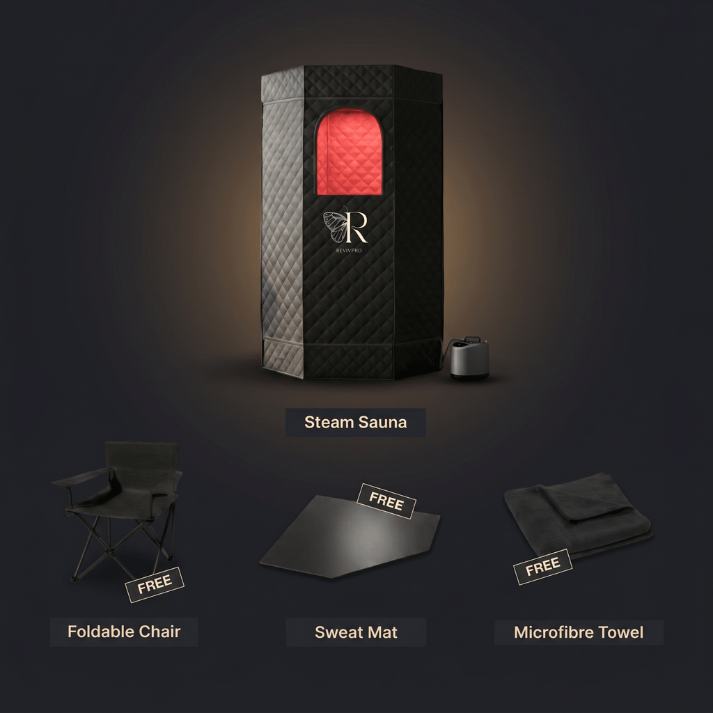 Red Light Therapy Sauna · Half Price of $399 SaunaPro | RevivPro RevivPro