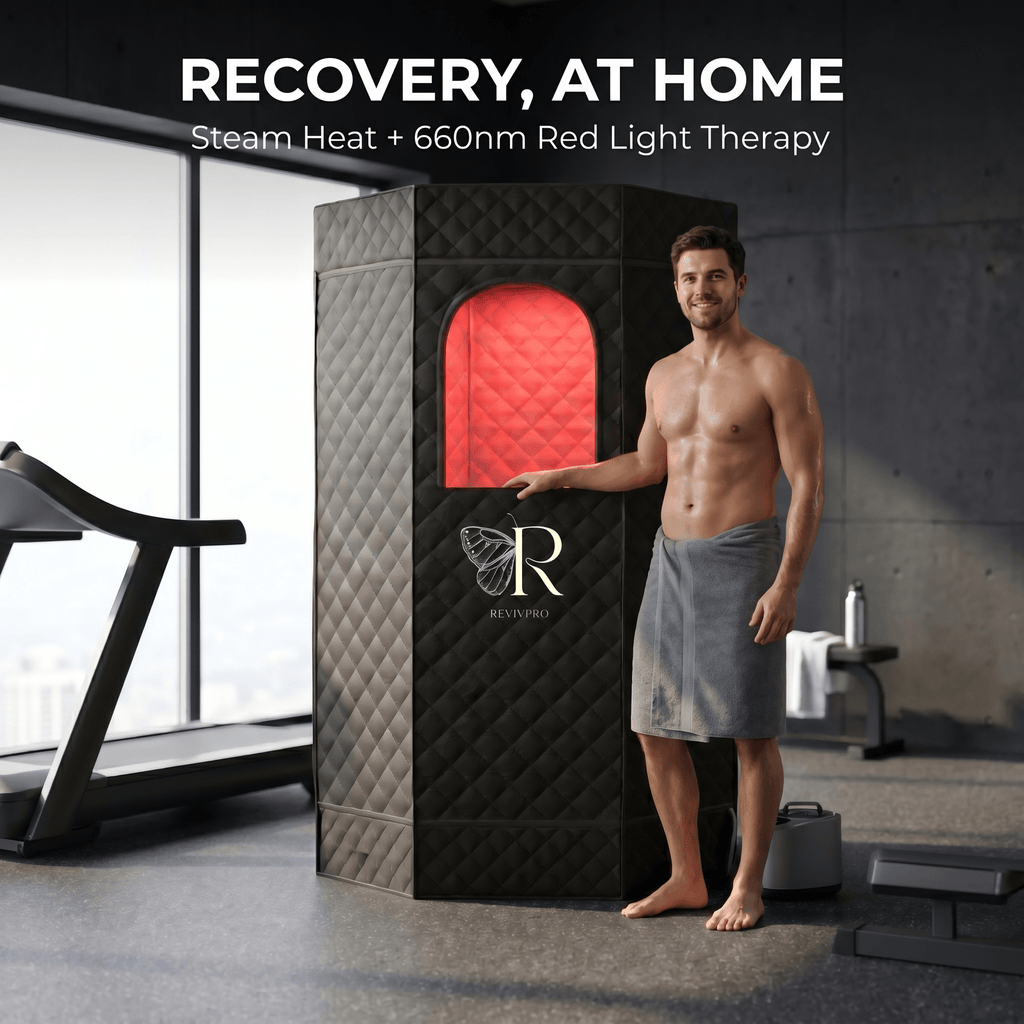 Red Light Therapy Sauna · Half Price of $399 SaunaPro | RevivPro RevivPro