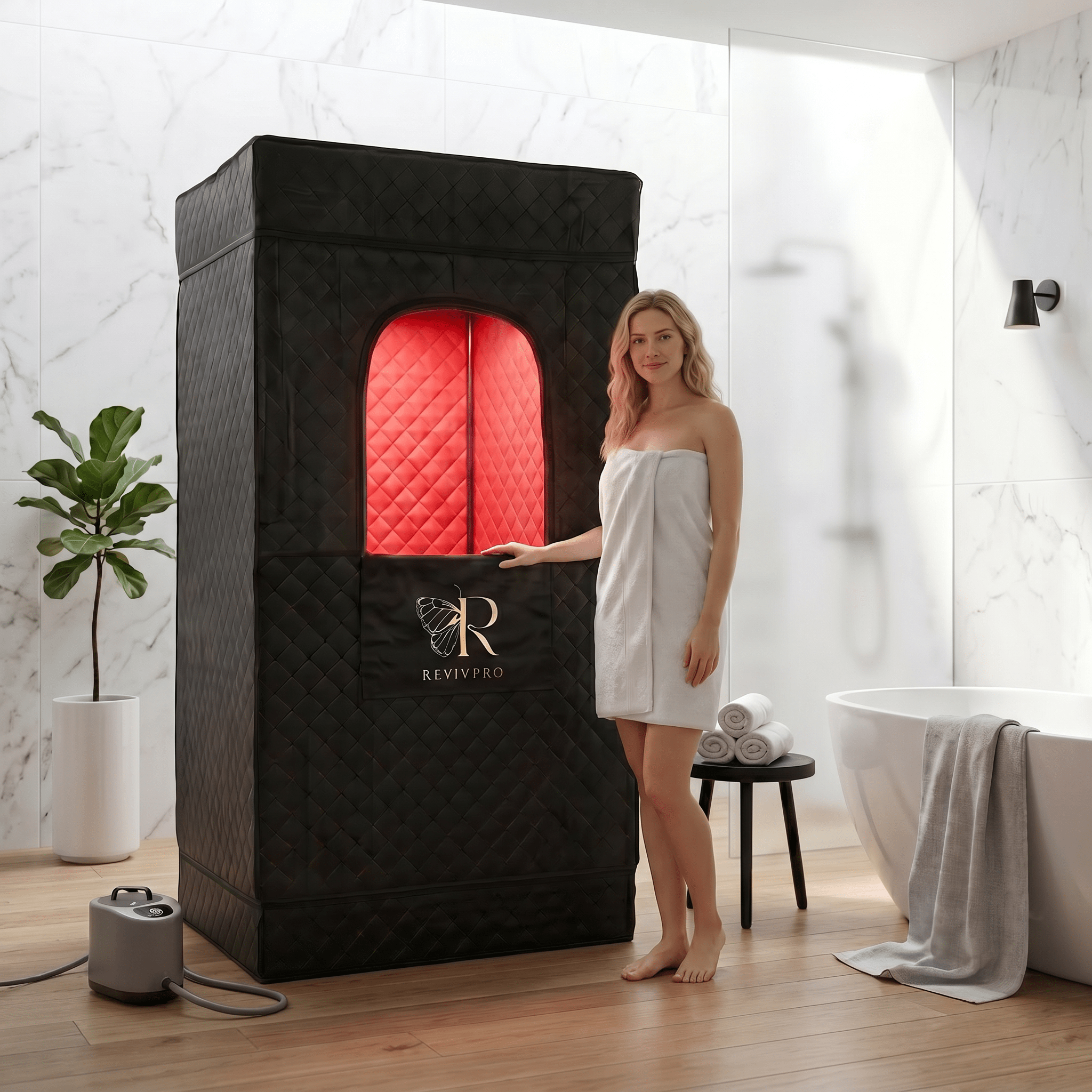 Portable Steam Sauna Box with Steamer RevivPro