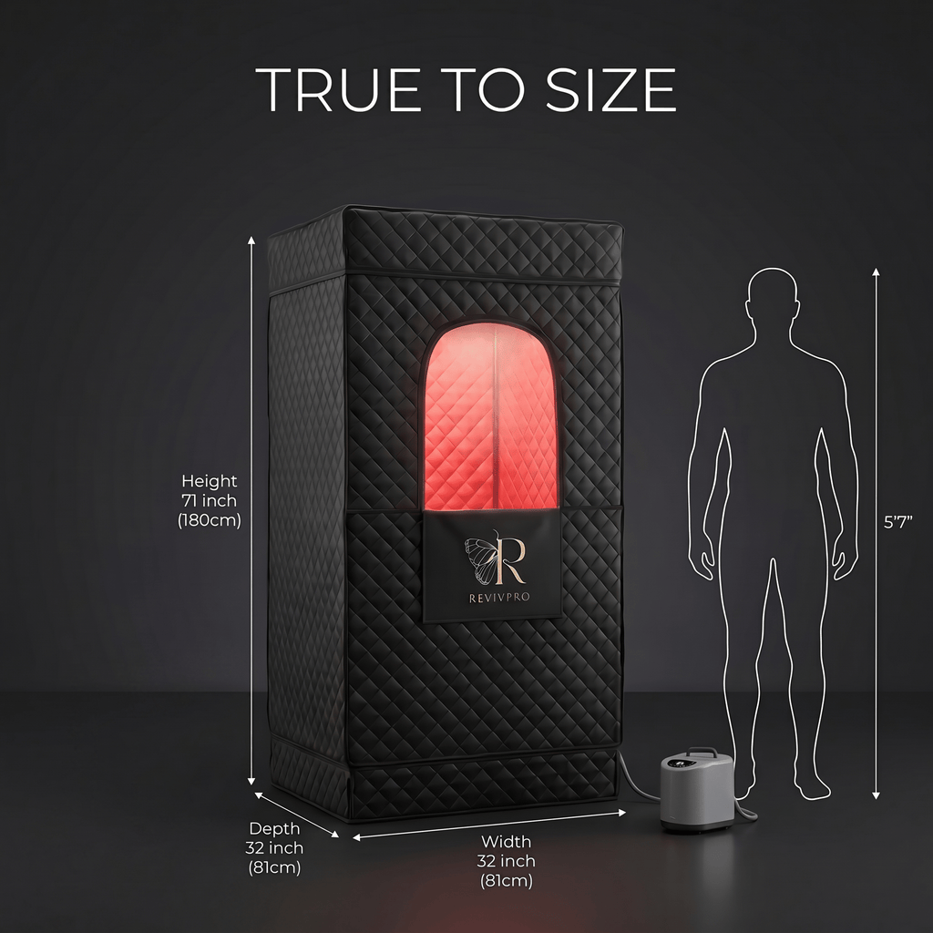 Portable Steam Sauna Box with Steamer RevivPro