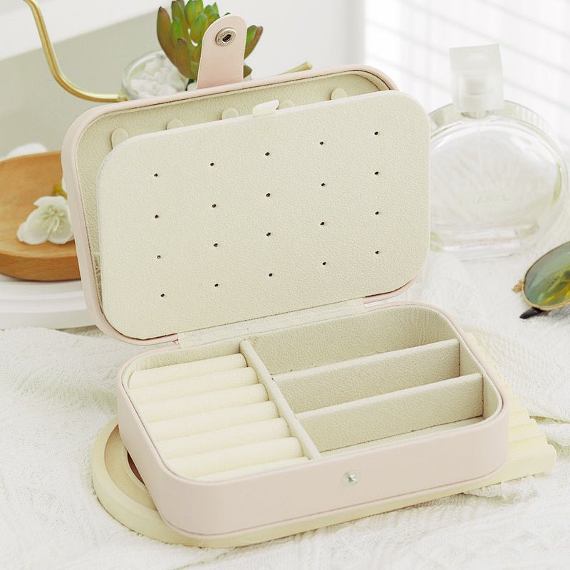 Small Jewelry Organizer Box Travel Case for Rings and Earrings Dashing Nova
