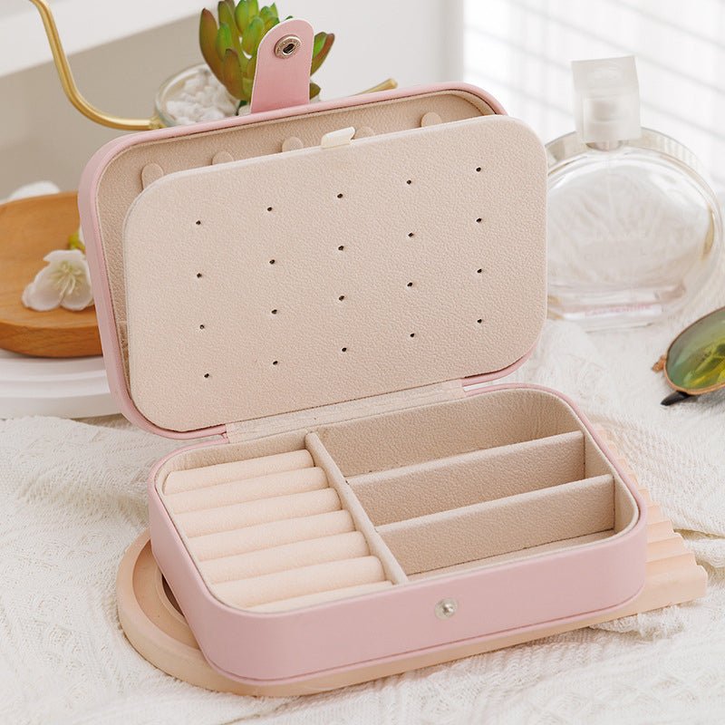 Small Jewelry Organizer Box Travel Case for Rings and Earrings Dashing Nova