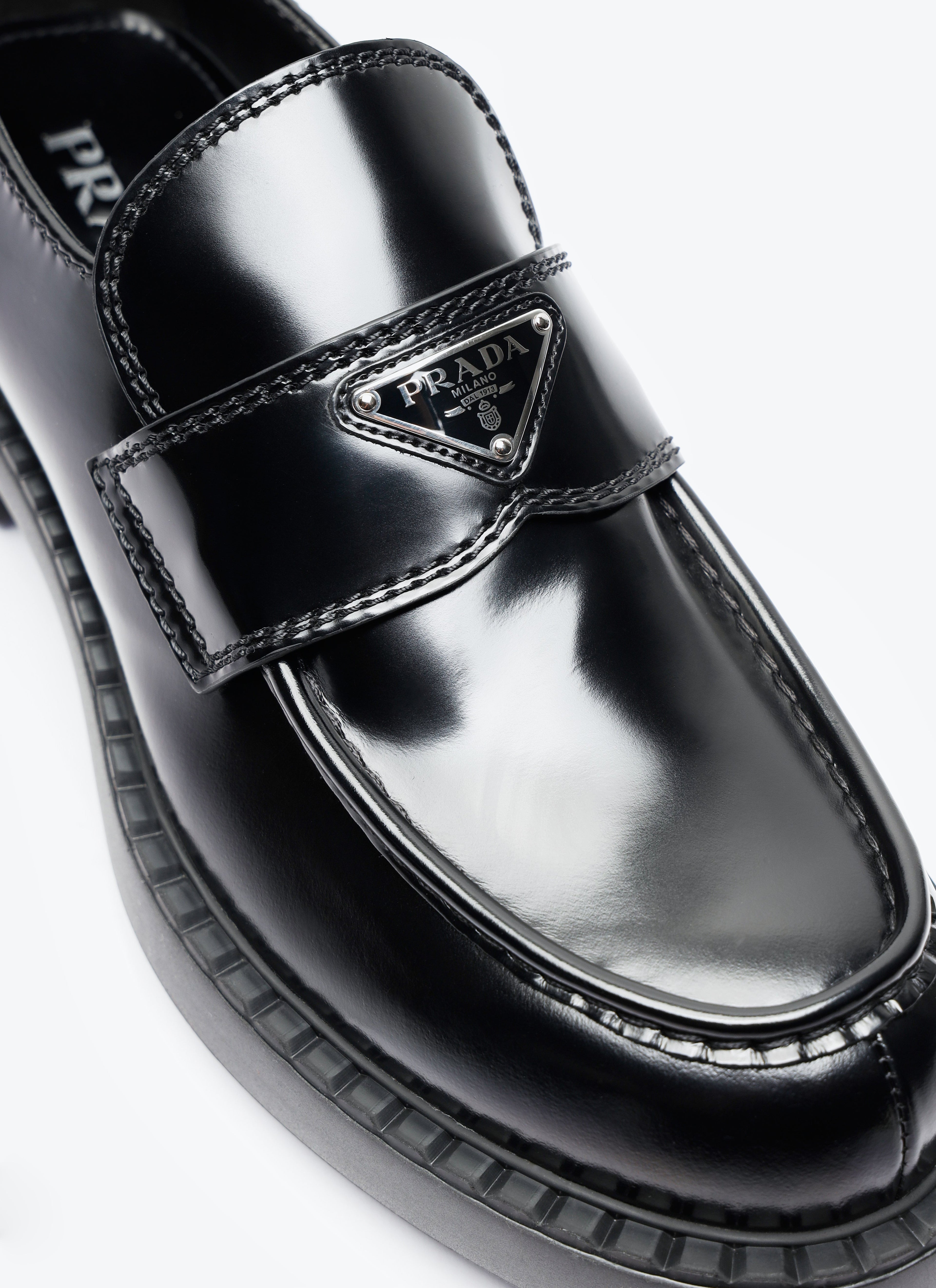 Prada Men Chocolate Loafers