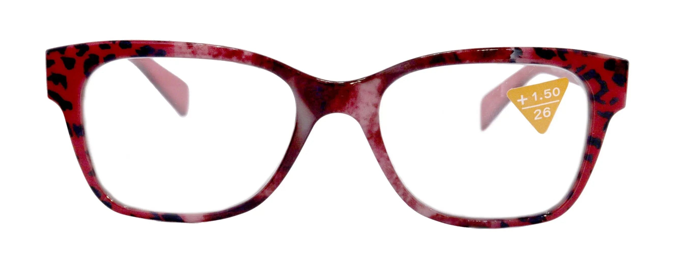 Premium Reading Glasses High End Reading Glass +1.25 to +4 magnifying glasses, Square. optical Frames