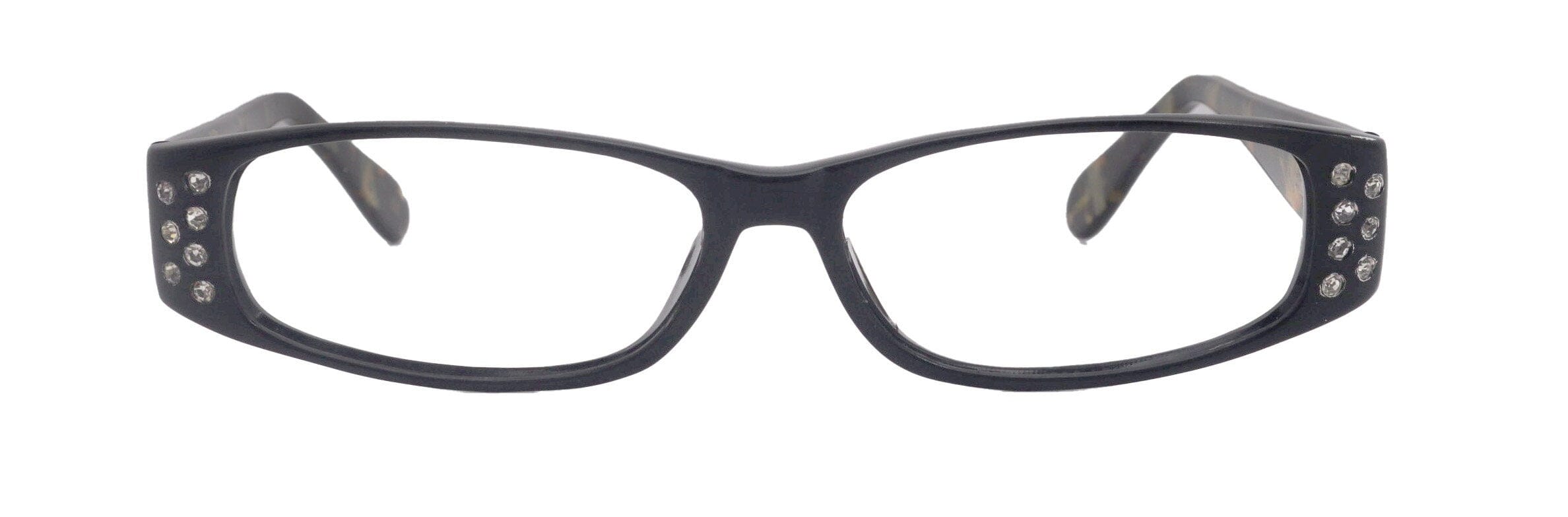 Premium Reading Glasses High End Reading Glass,  Small Frame Black  +1.25 to +3.00 magnifying glasses, Cat Eye. optical Frames