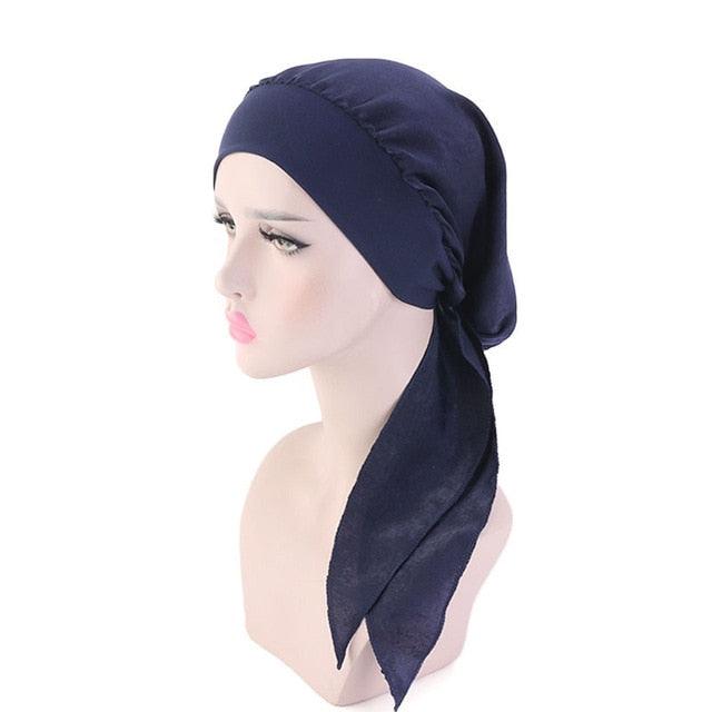 Fashion Printed Flowers Soft Beanie Turban Hat Inner Hijabs Cap Muslim Head Scarf Turban Bonnet Ladies Wrap Under Hijab Caps For Women Stevvex
