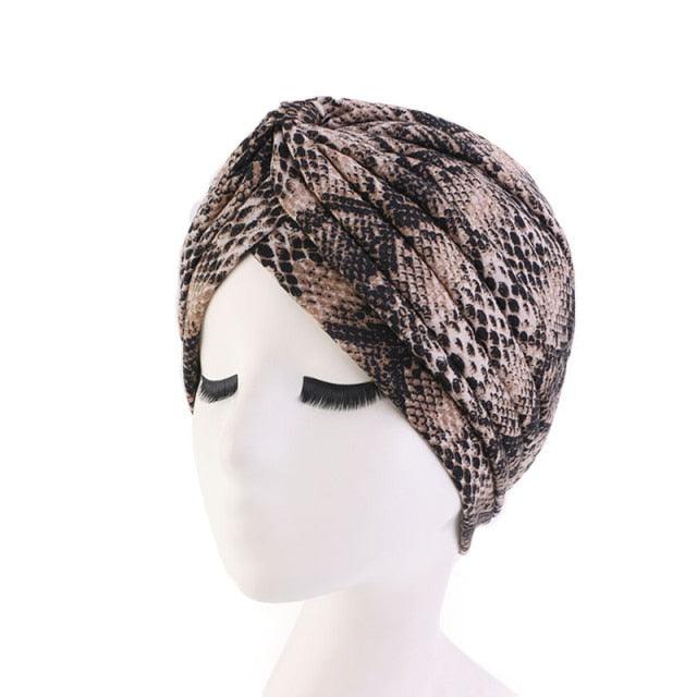 Fashion Soft Cotton Print Inner Headdress Lightweight Turban Elegant Bonnet Hijab Caps Arab Wrap Hijab Headscarf Hat For Woman Stevvex