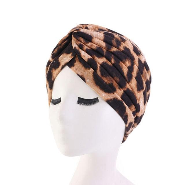 Fashion Soft Cotton Print Inner Headdress Lightweight Turban Elegant Bonnet Hijab Caps Arab Wrap Hijab Headscarf Hat For Woman Stevvex