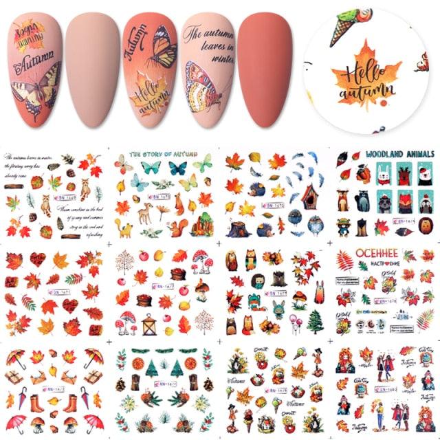 Colorful Wave Geometrics Shaped Water Decals Stickers For Nails Snake And Face Image Sliders Nail Art Decoration Decor Tip Transfer Nail Decals Sticker For Pretty Girl Self-Adhesive Nail Decals Designer Nail Stickers for Acrylic