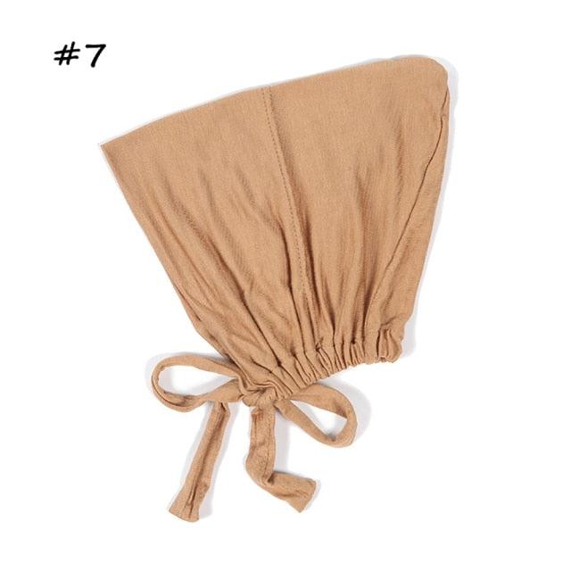 Fashion Modal Under Scarf  Hijab Turban Cap Cotton With Band Adjustable Inner Hijab cap Muslim Turban Hijab Cap For Women Stevvex