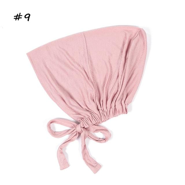 Fashion Modal Under Scarf  Hijab Turban Cap Cotton With Band Adjustable Inner Hijab cap Muslim Turban Hijab Cap For Women Stevvex
