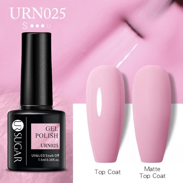 New 2022 Pink Blue Gel Nail Polish UV Color Changing Elegant Luxury Glossy Nail Design For Womens
