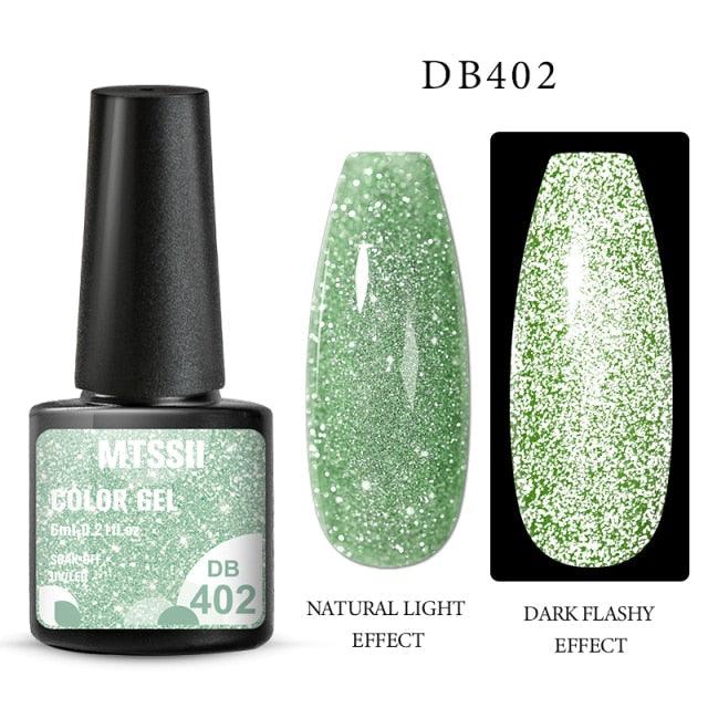 Popular Cat Eye Gel Nail Polish Magnetic Colorful UV Rainbow Gel Fashion Charming Effect Modern Design