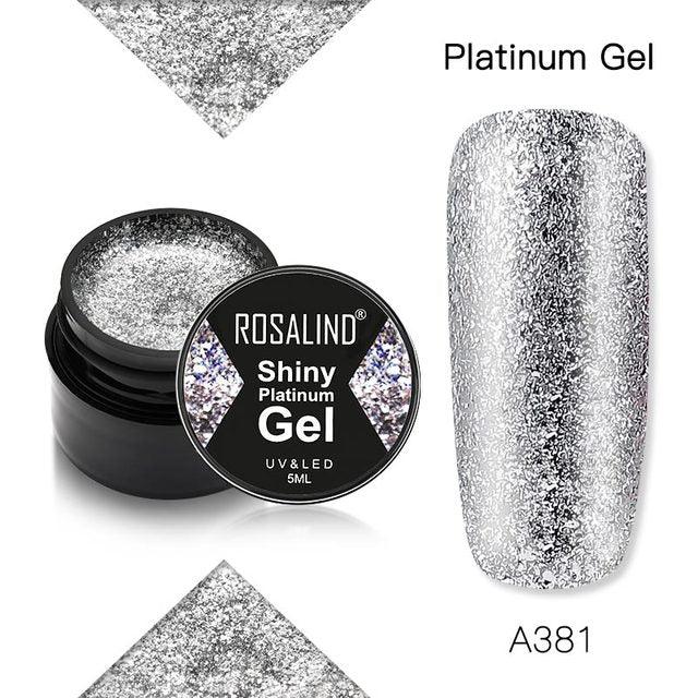 Luxury Modern Crystal Shiny Gel Nail Polish Painting Nails Art Design Diamond Manicure Gel Luxury Design For Women and Girls