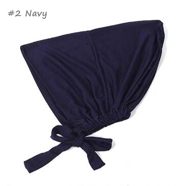 New Soft Modal Muslim Turban Hat Inner Head Wrap Bonnet Under Scarf Hijab Lightweight Caps Elegant Islamic Under Scarf Bonnet Hat Headwrap For Female Stevvex