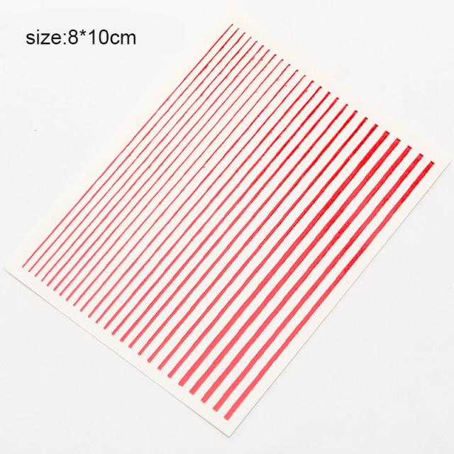 Flower Chic Lace Nail Foils Colorful Self-Adhesive 3D Nail Stickers Stripe Line Transfer Decals iridescent Decoration Nail Self-Adhesive Decals Nail Stickers Water Transfer Fresh Nail Decals for Nail Art Butterfly Palm