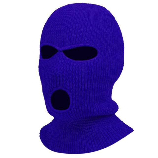 1Pc Embroidery Balaclava Face Mask 3-Hole for Cold Weather, Winter Ski Mask for Men and Women Thermal Cycling Mask Christmas Gift Face Scarf Mask Sunscreen Dustproof Army Cycling Hunting Fishing Tactical Airsoft Hat Stevvex