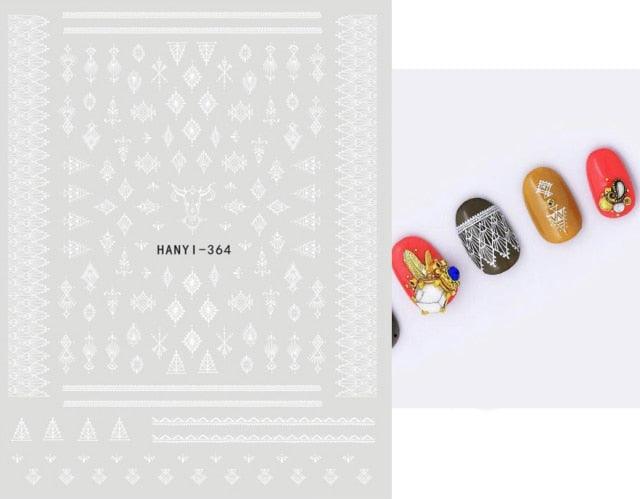 Fashion Nails Art Manicure Back Glue Decal Decorations Design Nail Sticker For Nails Tips Beauty Fun Nail Art Stickers Decal 3D Self-Adhesive Abstract Face Curve Graffiti Nail Design for Acrylic Nail Supplies Designer Nail Decorations for Women Girls Kids