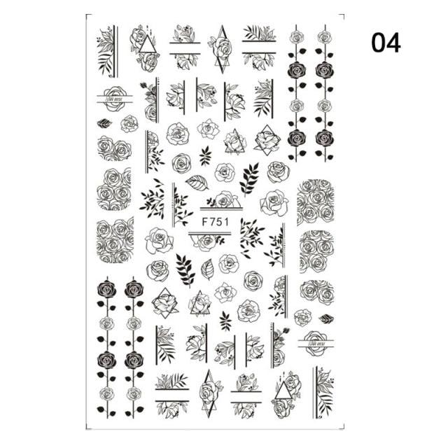 Blue Butterfly 3D Nail Stickers Flowers Leaves Self Adhesive Transfer Sliders Wraps Manicures Foils Decorations Decoration Tattoo Manicure Transfer Nail Decals Flowers Butterfly Designs Nails Supply Manicure Tips Design Nail Decoration Stevvex