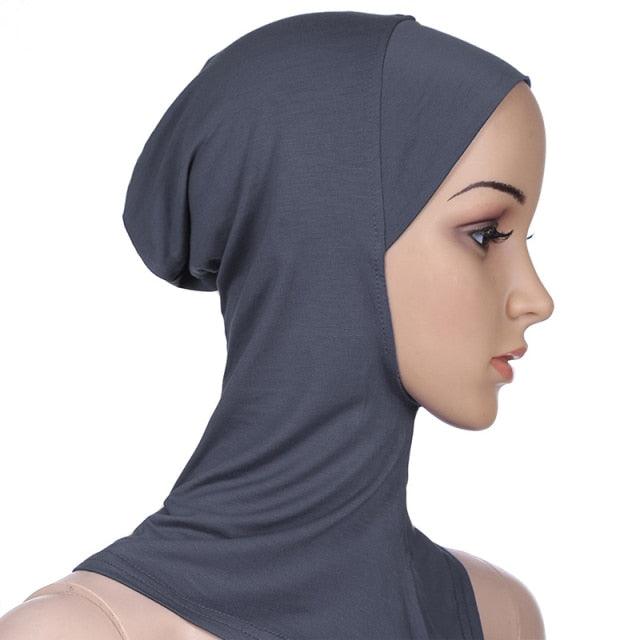 New Luxury Fashion Winter Soft Colorful Inner Hijab Cap Muslim Turban Hijab Caps Muslim Under Scarf  Women Lightweight Hijab Bonnet Muslim Women Elegant Scarf Turbans Head For Women Women's Hijabs Hijab Caps Hat For Women Stevvex