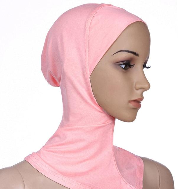 New Luxury Fashion Winter Soft Colorful Inner Hijab Cap Muslim Turban Hijab Caps Muslim Under Scarf  Women Lightweight Hijab Bonnet Muslim Women Elegant Scarf Turbans Head For Women Women's Hijabs Hijab Caps Hat For Women Stevvex