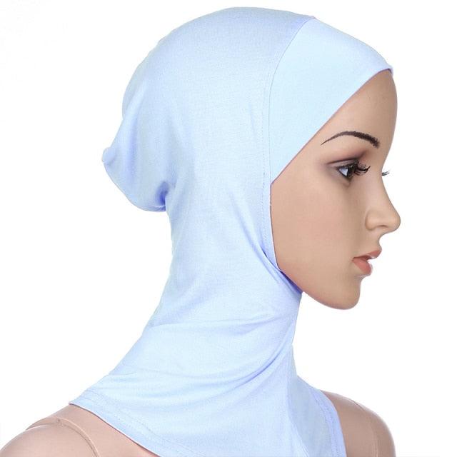 New Luxury Fashion Winter Soft Colorful Inner Hijab Cap Muslim Turban Hijab Caps Muslim Under Scarf  Women Lightweight Hijab Bonnet Muslim Women Elegant Scarf Turbans Head For Women Women's Hijabs Hijab Caps Hat For Women Stevvex
