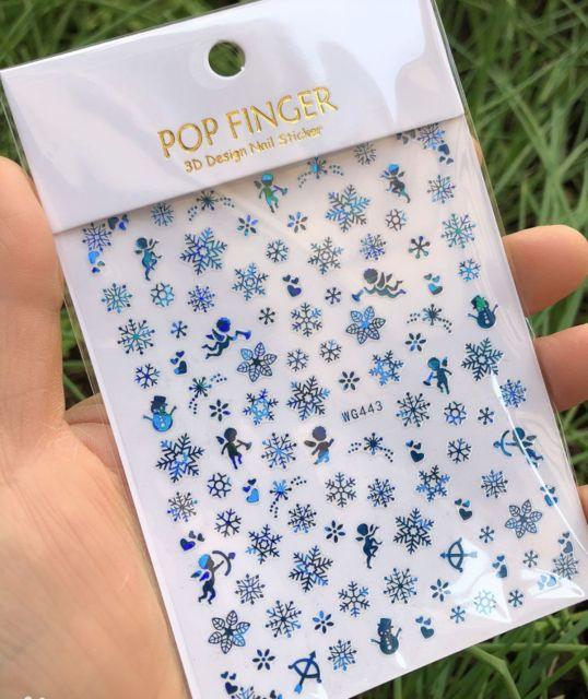 Iridescent Silver Laser Snowflakes 3D Nail Stickers Christmas Self Adhesive Transfer Sliders For Manicures Tips Manicure Woman Decoration Nail Art Nail Ornament Self Adhesive Nail Decals Colorful Nail Sticker Jewelry Design For Nails Sliders Tips