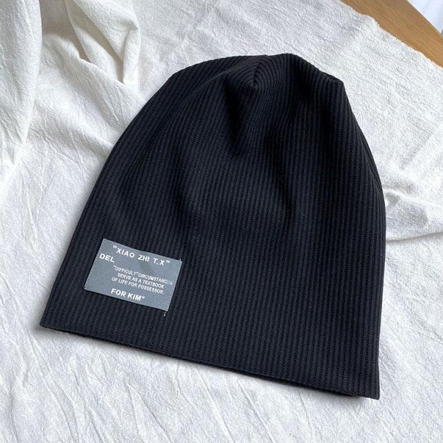 Unisex Beanie Hats Autumn Comfortable Cotton Hat  Men Retro Knitted Hat Women Balaclava Sports Kerchief Bobble Hat  Spring Knit Slouchy Lightweight Knit Hat Slouch Cap Casual Box Skellies Beanies Thin Bonnet Cap Autumn Casual Beanies Hat Stevvex