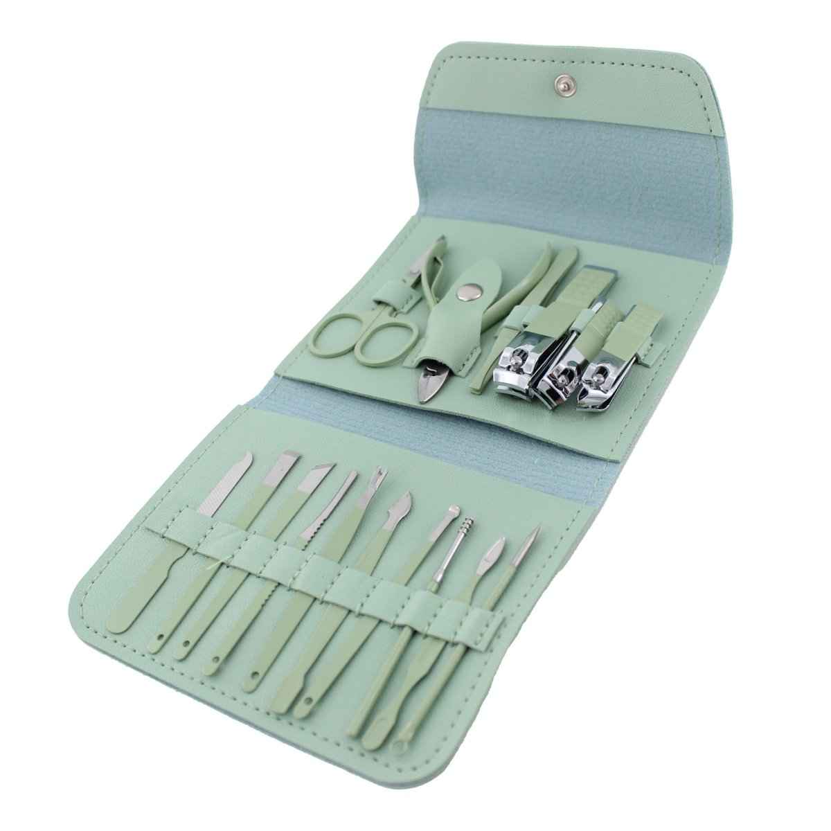 Nail Clippers Pedicure Kit – 16-Piece Grooming Set with Case Dashing Nova