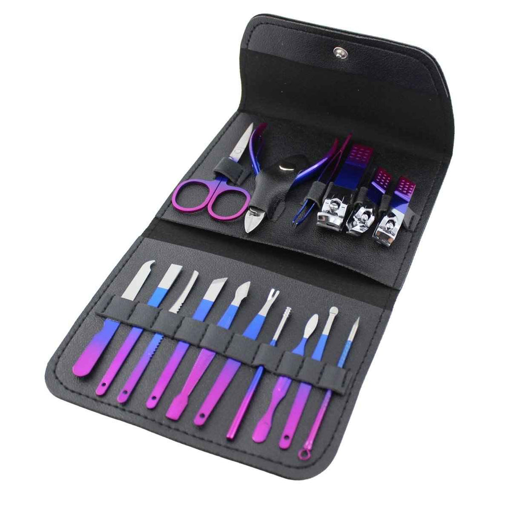 Nail Clippers Pedicure Kit – 16-Piece Grooming Set with Case Dashing Nova