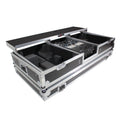ProX XS-TMC1012WLTFBTL - Flight Coffin Case For Rane 72 Mixer and 2 Turntables in Battle Mode W-Laptop Shelf The DJ Hookup