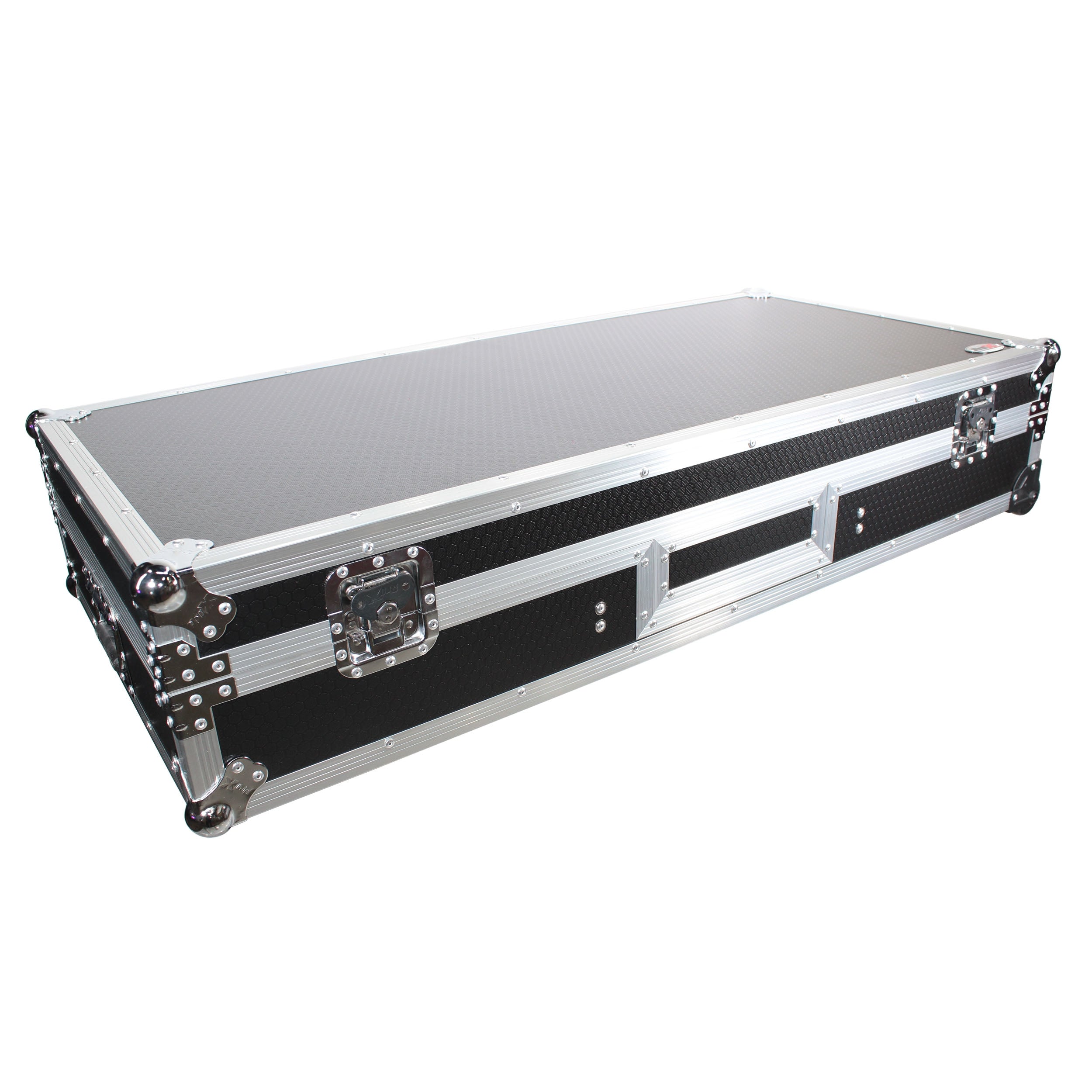 ProX XS-TMC1012WLTFBTL - Flight Coffin Case For Rane 72 Mixer and 2 Turntables in Battle Mode W-Laptop Shelf The DJ Hookup