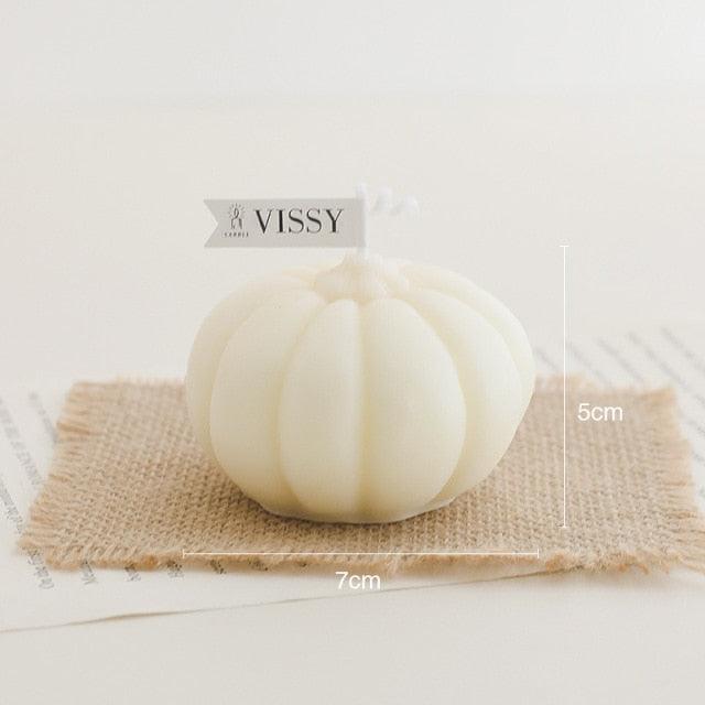 Pumpkin Candle Creative Handmade Aromatherapy Candle Pumpkin Candle Fall Candle Gift Set For Women Aromatherapy Candle Gift For Halloween Decorations Candle Photo Home Restaurant Hotel Decoration