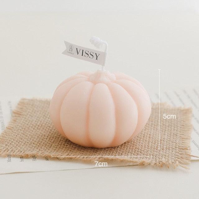 Pumpkin Candle Creative Handmade Aromatherapy Candle Pumpkin Candle Fall Candle Gift Set For Women Aromatherapy Candle Gift For Halloween Decorations Candle Photo Home Restaurant Hotel Decoration