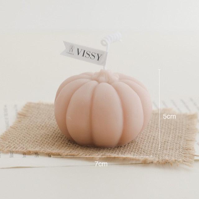 Pumpkin Candle Creative Handmade Aromatherapy Candle Pumpkin Candle Fall Candle Gift Set For Women Aromatherapy Candle Gift For Halloween Decorations Candle Photo Home Restaurant Hotel Decoration